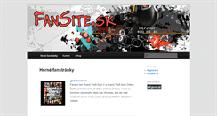 Desktop Screenshot of fansite.sk
