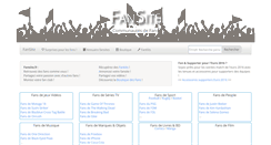 Desktop Screenshot of fansite.fr
